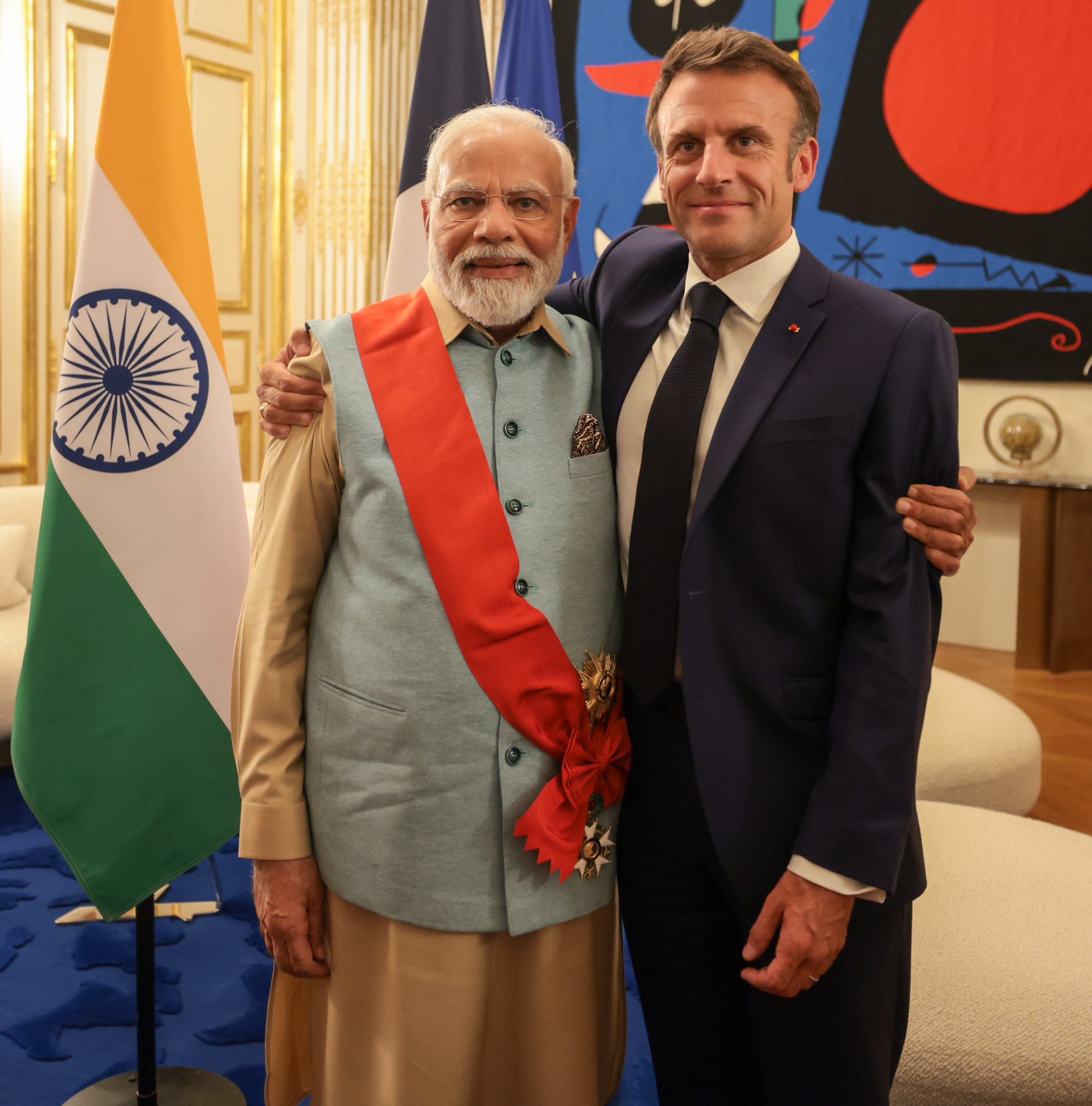 Prime Minister Narendra Modi Receives France’s Highest Honor