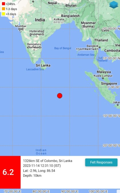 6.2-Magnitude Earthquake Rocks Sri Lanka’s Colombo