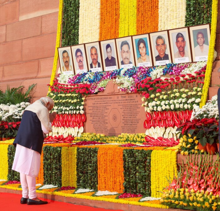 PM Modi Pays Tribute to Parliament Attack Martyrs’ Courage