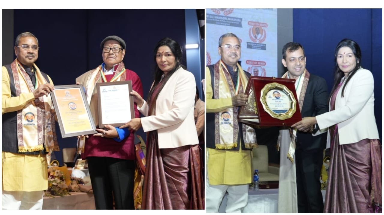 Minister Mahendra Munjapara honors 35 with Atal Gaurav Award, 11 with Atal International Award on former PM Atal Ji’s birth anniversary