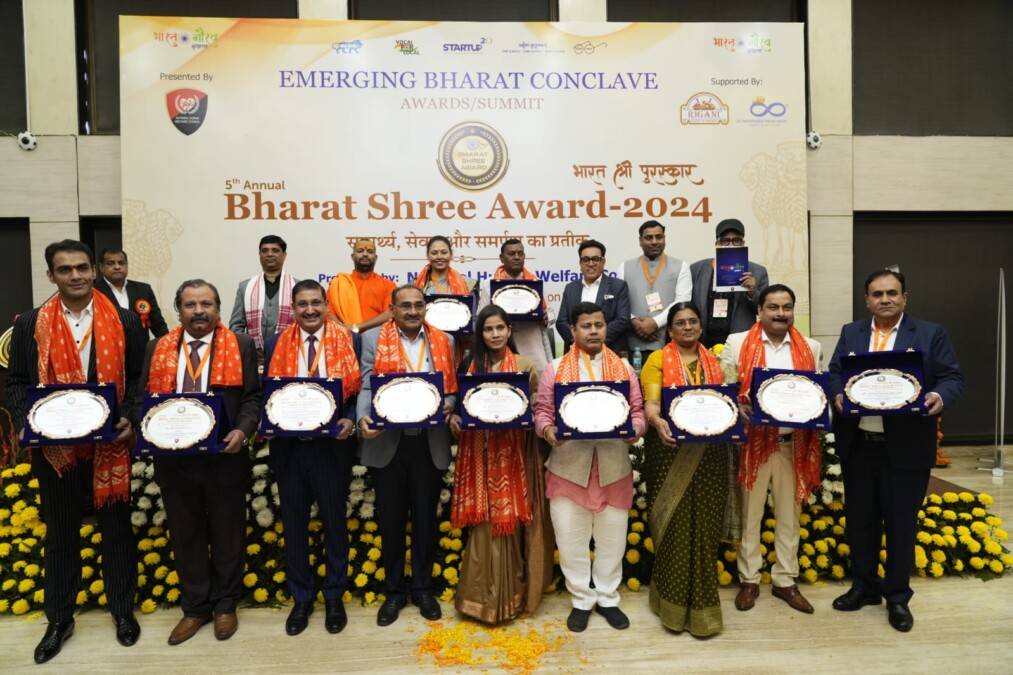 National Human Welfare Council Presents 5th Annual Bharat Shree Award 2024 at Constitution Club of India, Delhi