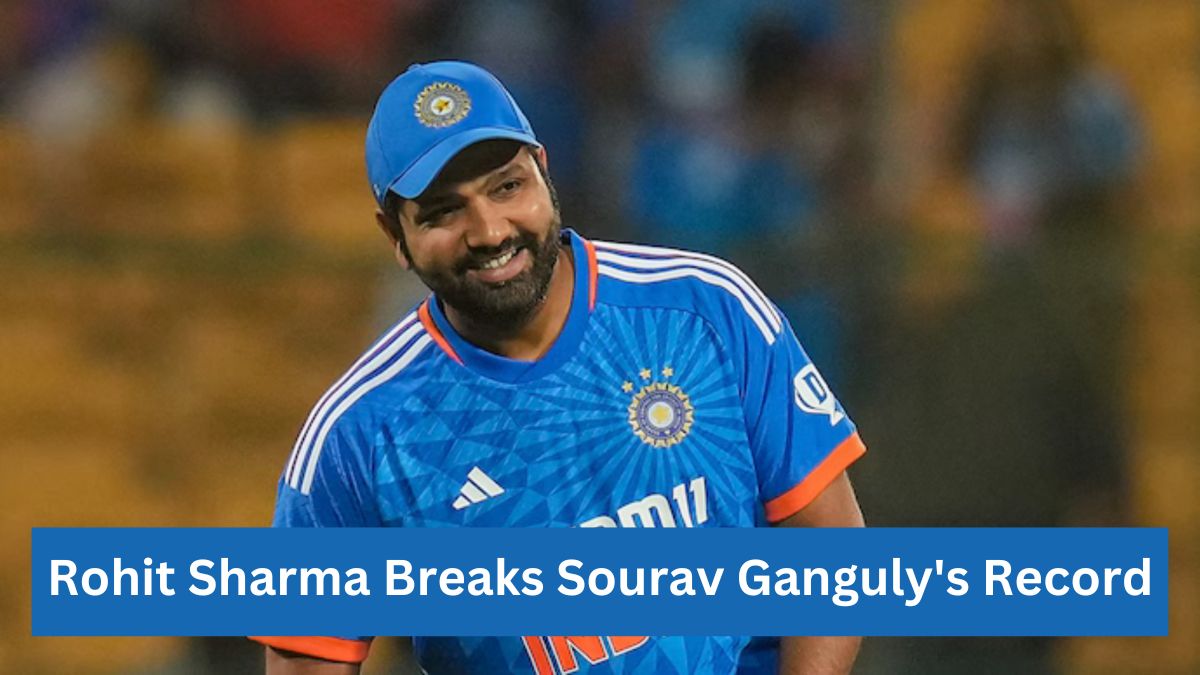 Rohit Sharma Sets New Benchmark, Surpassing Sourav Ganguly’s ICC Captaincy Record