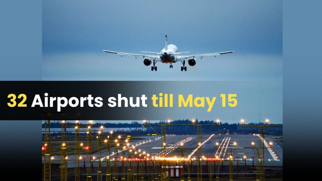 Ind-Pak tension: India closes 32 airports till May 15