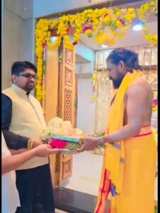 Dr. Bhargav Mallappa Offers Prayers at Chitradurga Shiva Temple on Prime Minister Narendra Modi’s Birthday