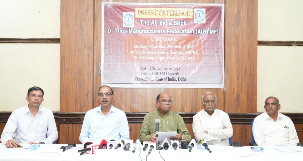 Brick manufacturers across India angry over no reduction in GST on red bricks, announce nationwide protest