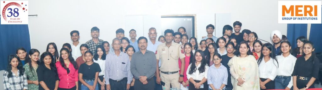 Delhi Police Hosts Debate Competition at MERI College