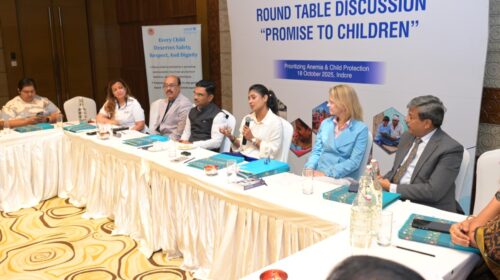 Mithali Raj Joins UNICEF–ICC Dialogue on Strengthening Nutrition and Safety for Girls in MP