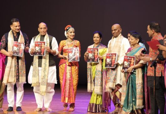 A Night of Rhythm and Grace: Rajnath Singh Inaugurates ‘Nrityamrit’ at Shambhavi’s Rangpravesham