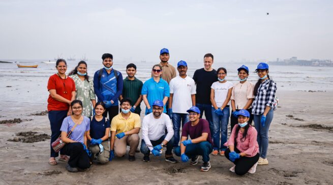 410 Citizens Join Hands to Clean Mumbai’s Coastline, Collect 1.9 Tons of Plastic Waste at Juhu Beach
