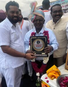 Rain Couldn’t Dampen Devotion: Former CJI Balakrishnan and MP Manoj Tiwari Join Thousands at Valmiki Shobha Yatra in Delhi