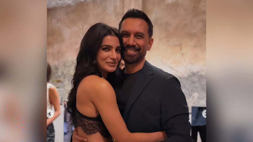 Samantha shared cosy photo with Filmmaker Raj Nidimoru