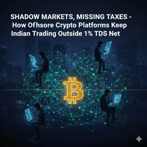 India’s Crypto Tax Net Leaks ₹6,000 Crore as Offshore Platforms Escape TDS Dragnet