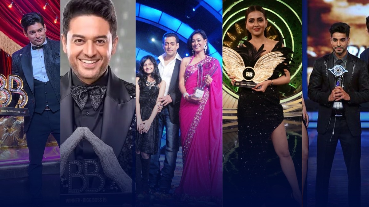 13 TV Stars Who Won Bigg Boss Before Gaurav Khanna
