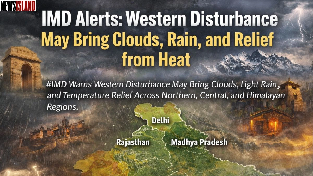 IMD Alerts: Western Disturbance May Bring Clouds, Rain, and Relief from Heat