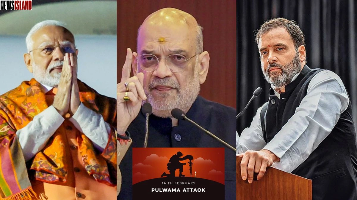 Pulwama Attack Anniversary: PM Modi, Amit Shah and Rahul Gandhi Pay Tribute to Brave Heroes