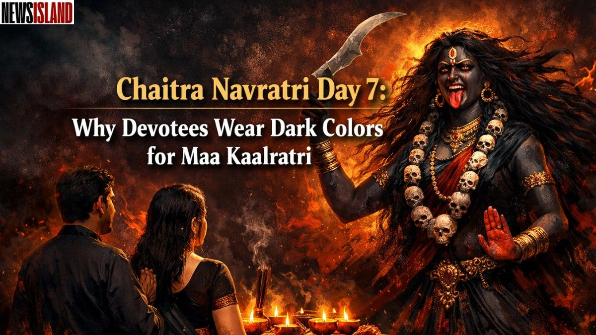 Navratri Day 7: Why Devotees Wear Dark Colors for Maa Kaalratri