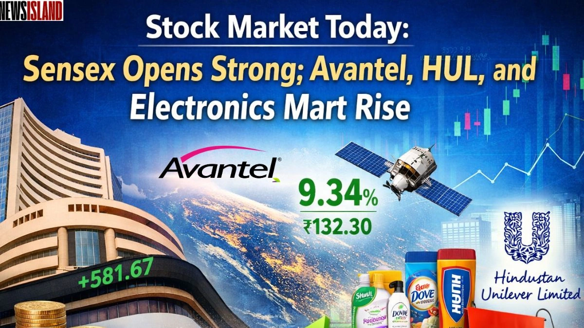 Stock Market Today: Sensex Opens Strong; Avantel, HUL, and Electronics Mart Rise
