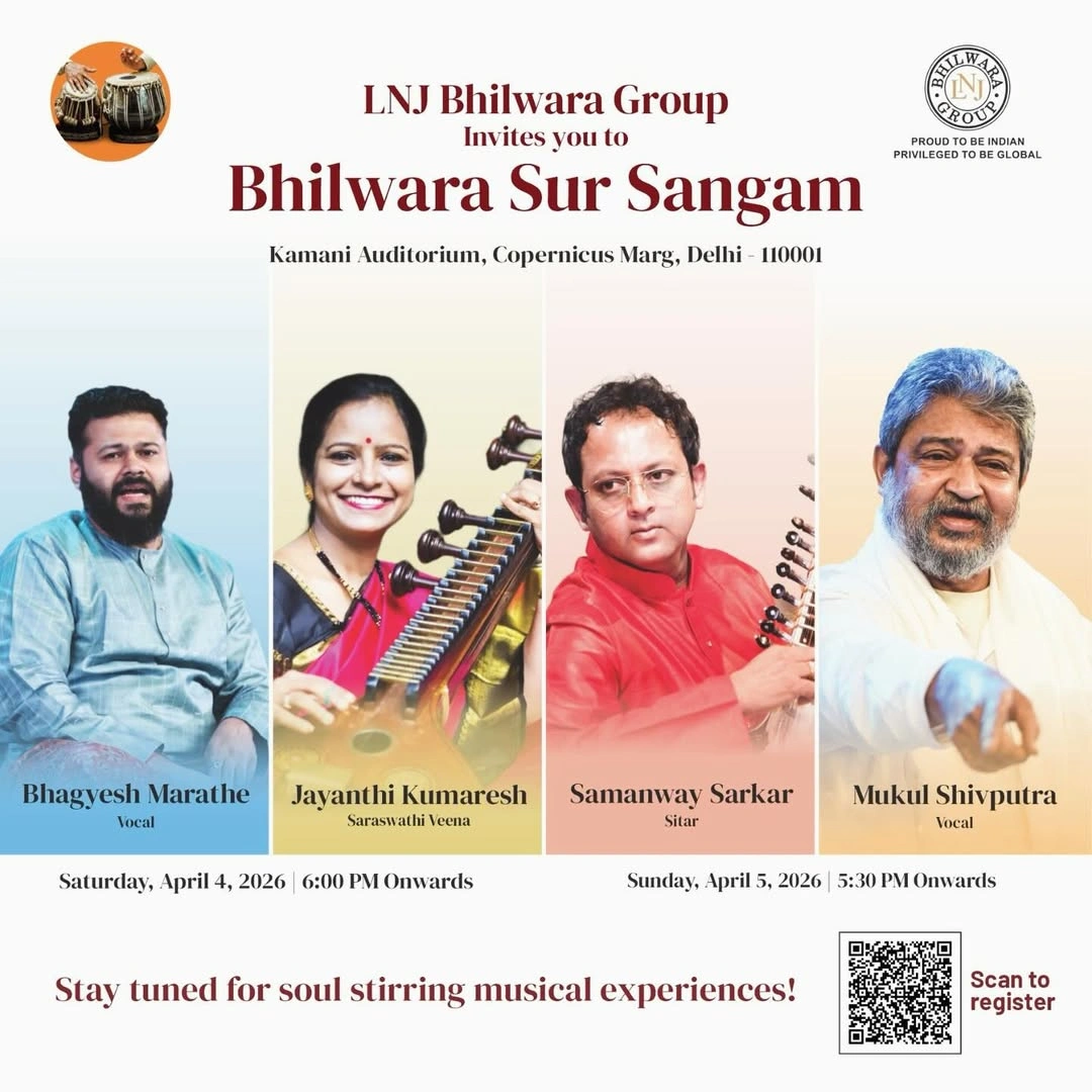 LNJ Bhilwara Group Announces 13th Edition of ‘Bhilwara Sur Sangam’: A Grand Confluence of Classical Maestros in New Delhi
