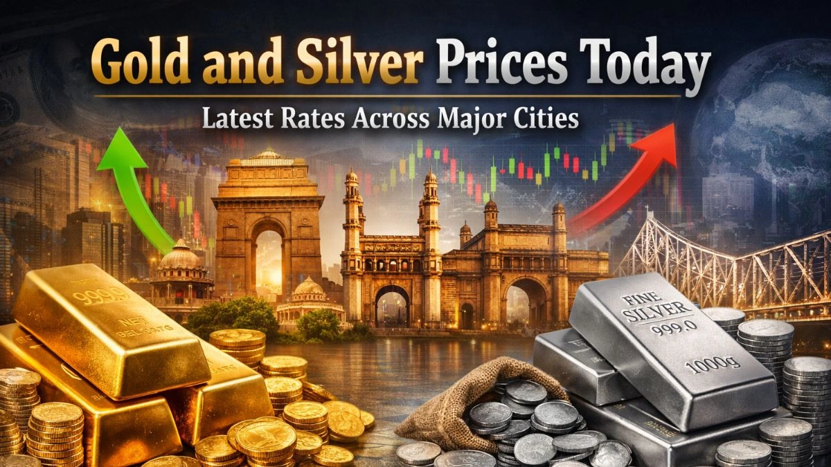 Gold and Silver Prices Today: Latest Rates Across Major Cities