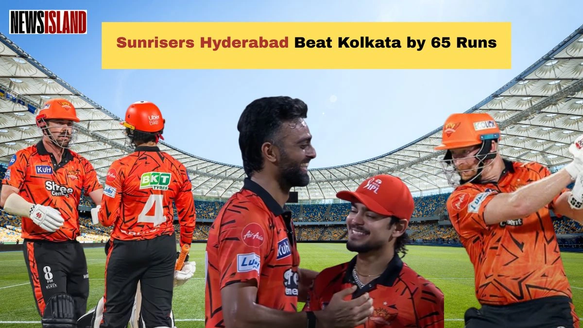 SRH vs KKR Highlights: Sunrisers Hyderabad Beat Kolkata by 65 Runs After Posting 226