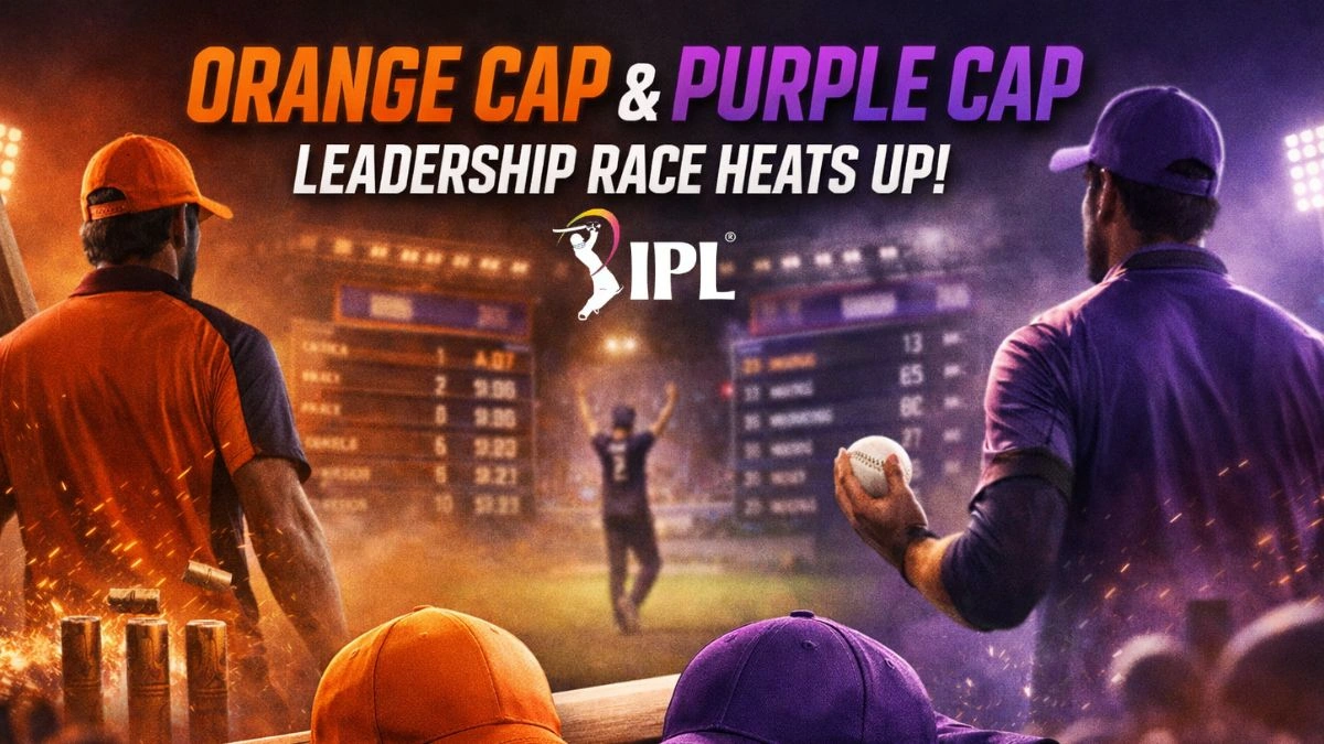 List of Orange Cap and Purple Cap Leaders in IPL 2026: Full Updated Standings