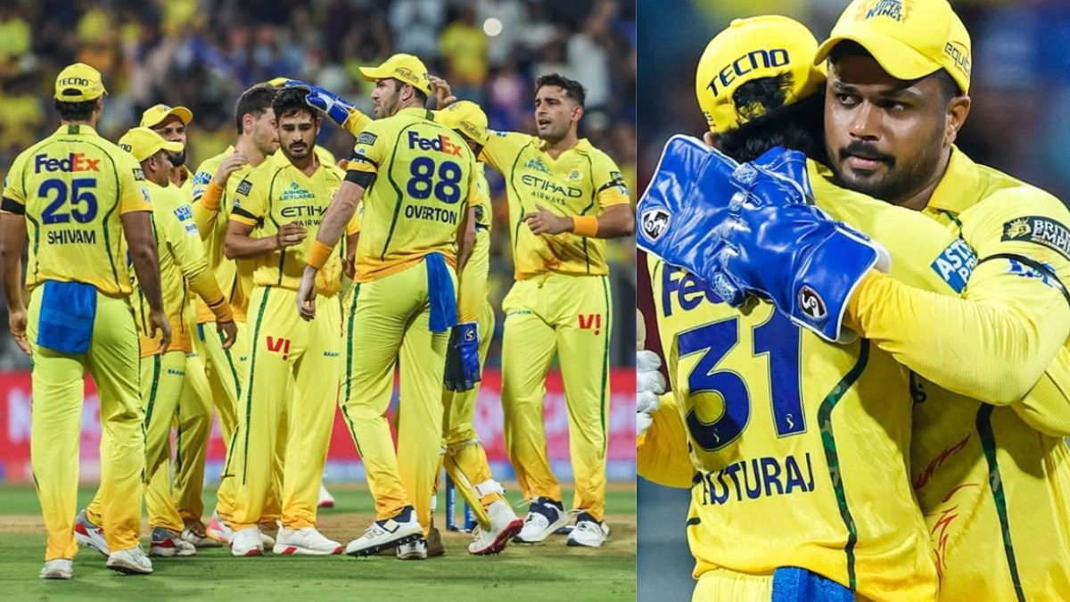 CSK Crush MI by 103 Runs: Sanju Samson 101, Akeal Hosein Takes 4 Wickets