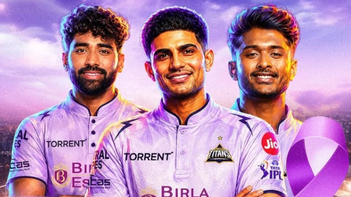 Why Will Gujarat Titans Wear Lavender Jerseys Against SRH?