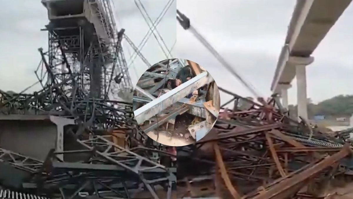 Under-Construction Bridge Collapses During Storm in UP’s Hamirpur, 6 Dead