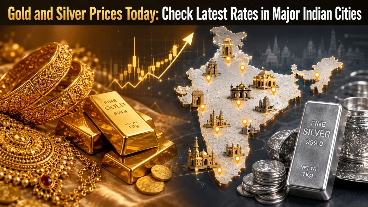 Gold and Silver Prices Today: Check Latest Rates in Major Indian Cities