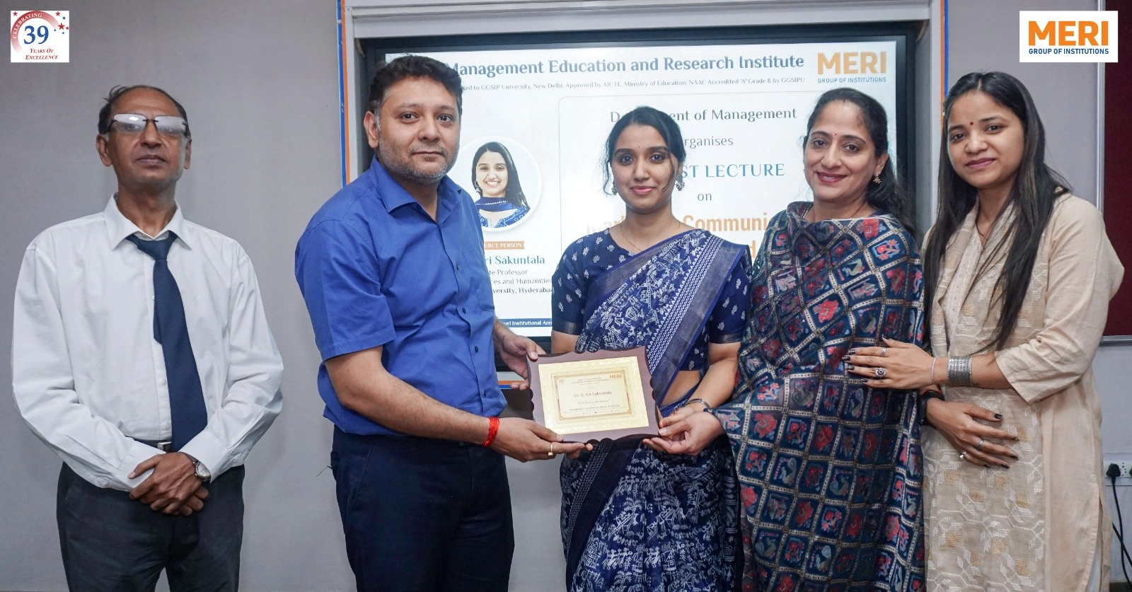MERI Organises Guest Lecture on Brand Building and Marketing Communication