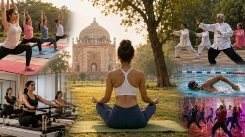10 Best places in Delhi NCR for Yoga, pilates & many more