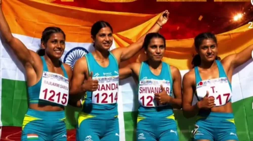 Women’s 4×100m Relay Team Wins Gold for India at New Taipei City Athletics Open 2026 with Record-Equalling Run