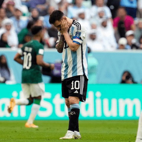 Argention lost to Saudi Arabia by 1-2 in the last Fifa world cup in 2022
