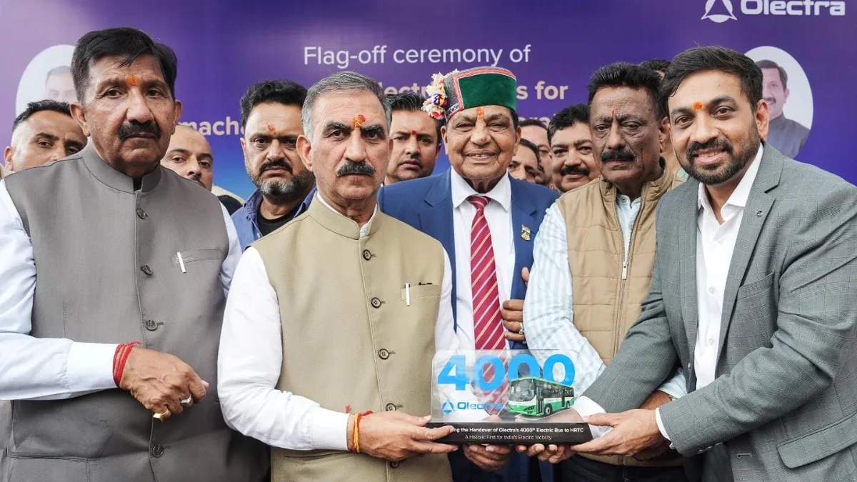 Olectra Creates History with 4,000 Electric Buses Across India