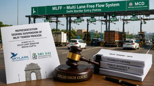 MLFF Tender Row: Skylark, Sri Sai Request Delhi Government to Pause Process Pending High Court Decision