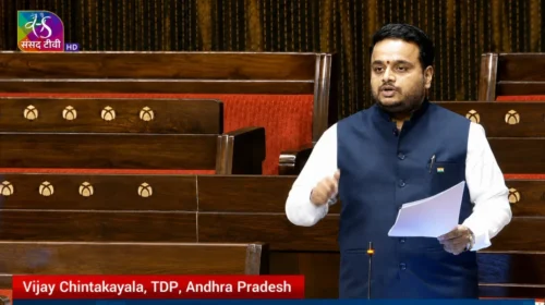 In Rajya Sabha, Vijay Chintakayala Highlights the Legacy of Vande Mataram, Calls for National Unity Built on India’s Sacrifices and Timeless Civilisation