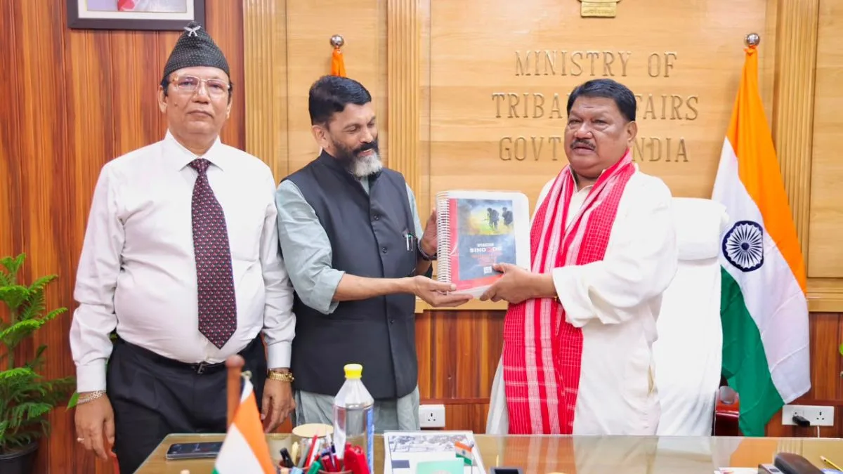 HRDS INDIA Presents Detailed ‘Operation Sindoor’ Report to Union Minister Jual Oram