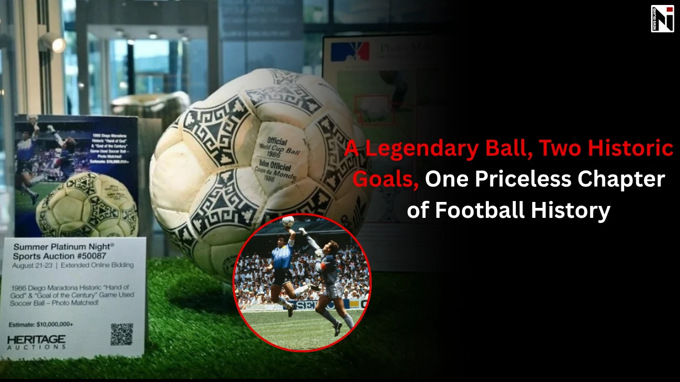 Maradona’s ‘Hand of God’ Match Ball Sold for $3.35 Million, Know Why It Is So Special*