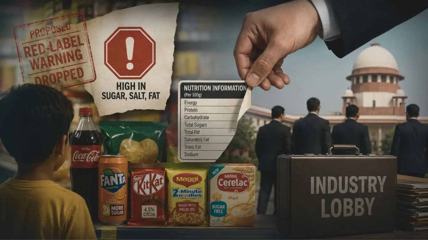 India Drops Colour-Coded Food Warning Labels After Industry Pushback; Supreme Court Examines Move