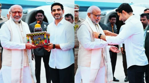Nara Lokesh Welcomes Vice-President Ahead of India’s First Non-GMO Popcorn Maize Hybrid Launch