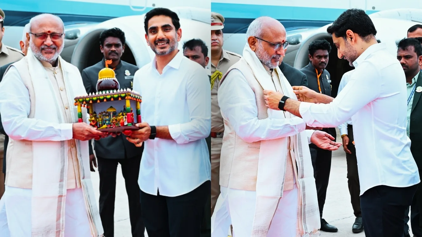 Nara Lokesh Welcomes Vice-President Ahead of India’s First Non-GMO Popcorn Maize Hybrid Launch