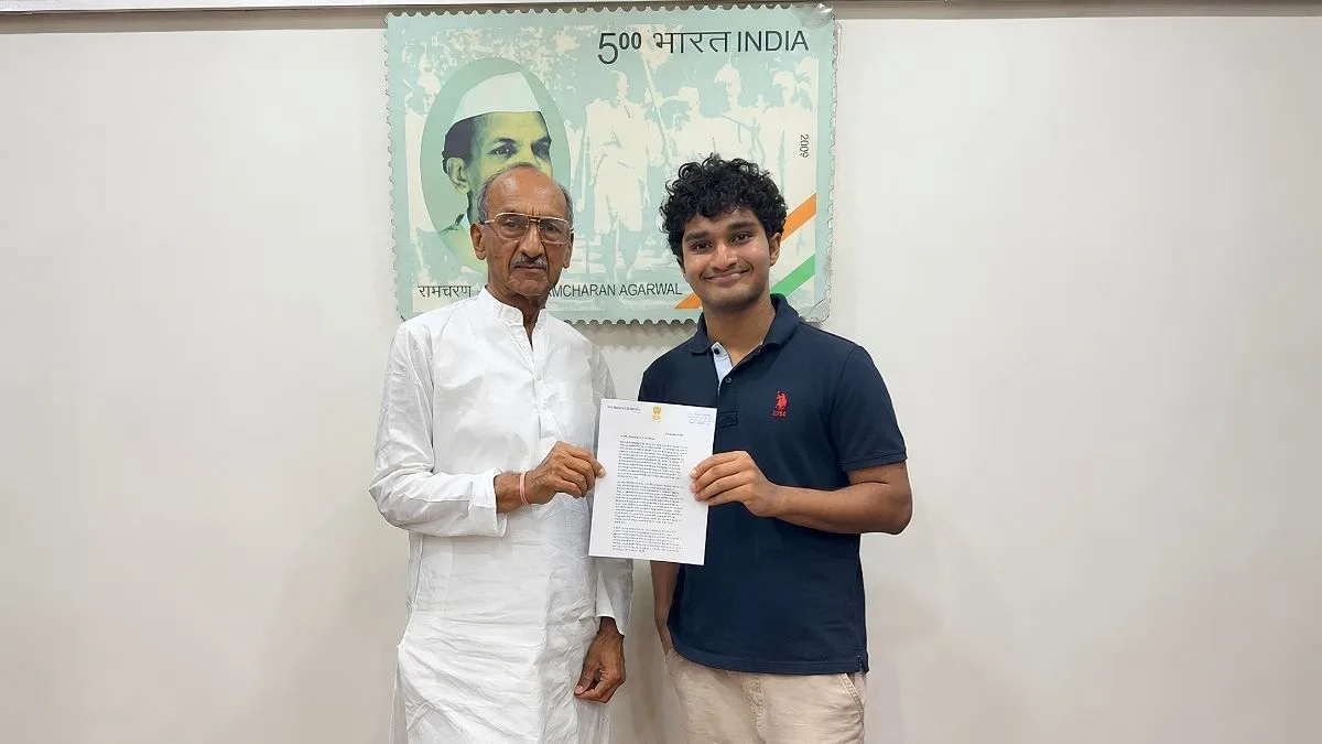 Five-Time MP Jai Prakash Agarwal Backs Advik Bansal’s Mission for Visually Impaired Students