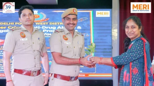 MERI, Delhi Police Hold Awareness Drive on Cybercrime, Drug Abuse and Legal Rights