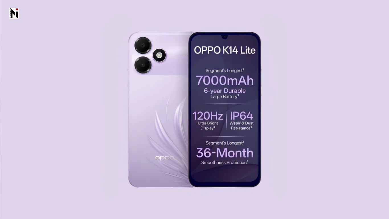OPPO K14 Lite Launched in India: 7000mAh Battery and 120Hz Display, Check Price and Features