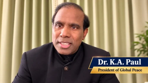 Dr. K. A. Paul Welcomes Peace Efforts in Iran, Expresses Gratitude to Key Leaders